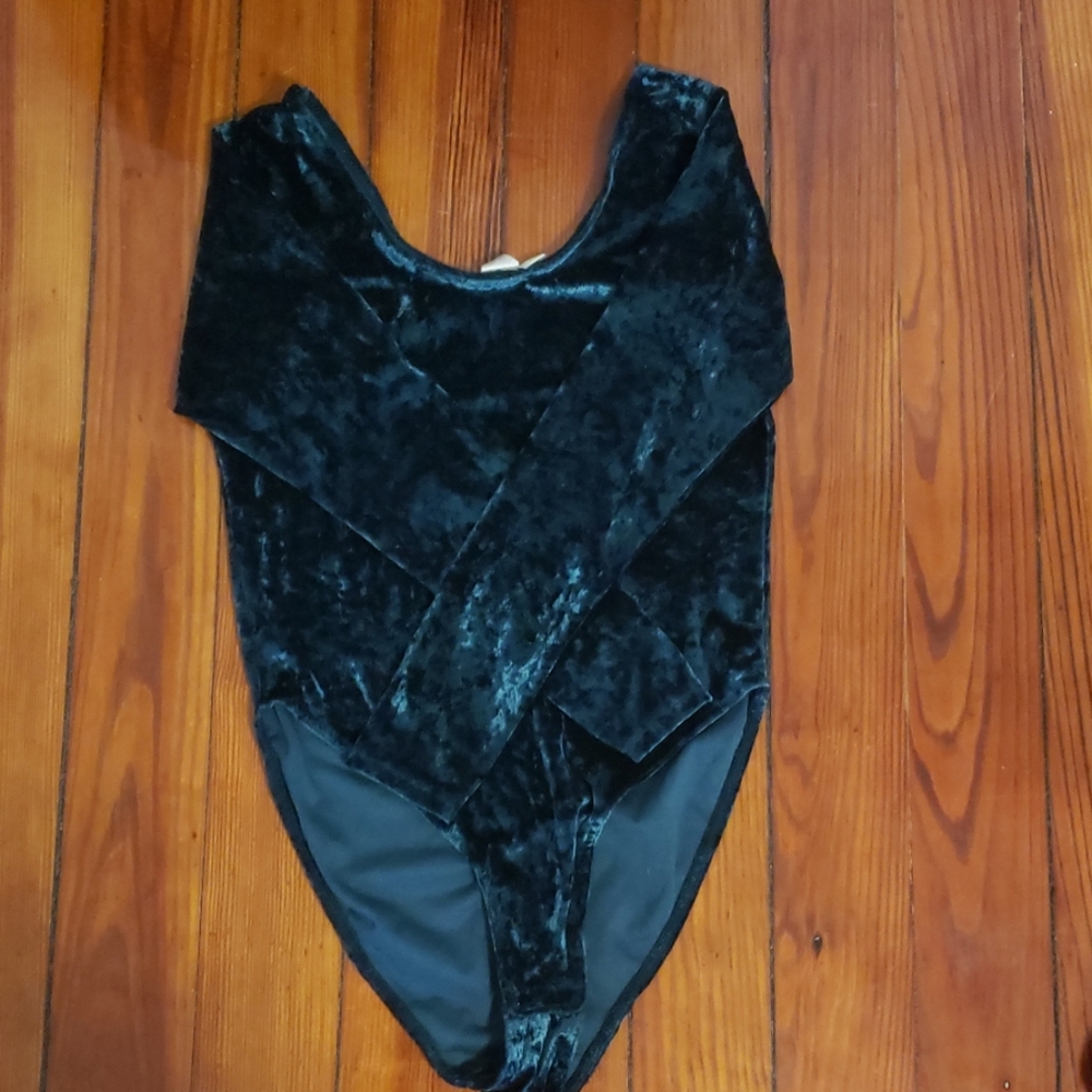 Velvet Crushed Body Suit